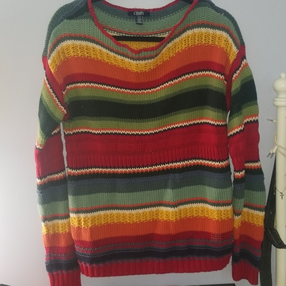 Vintage chaps sweater multicolor